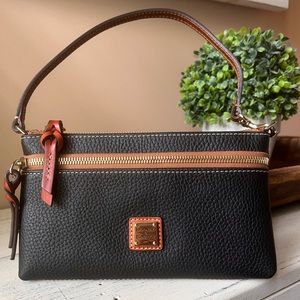Dooney & Bourke Tech Top Zip Pouch Black